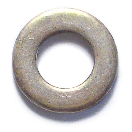 Midwest Fastener Flat Washer, For Screw Size 1/4" , Steel Zinc Yellow Finish, 25 PK 34184
